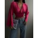 Fuchsia crop top